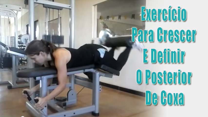 Um dos melhores exercícios para posterior de coxa🦵🏻 Aprenda como