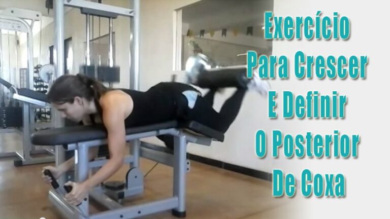 Exercício para crescer e definir o posterior de coxa
