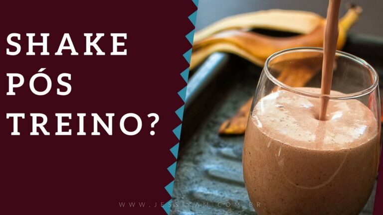 Shake pós treino para crescer musculatura