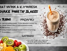 shake pré-treino para ganhar massa muscular