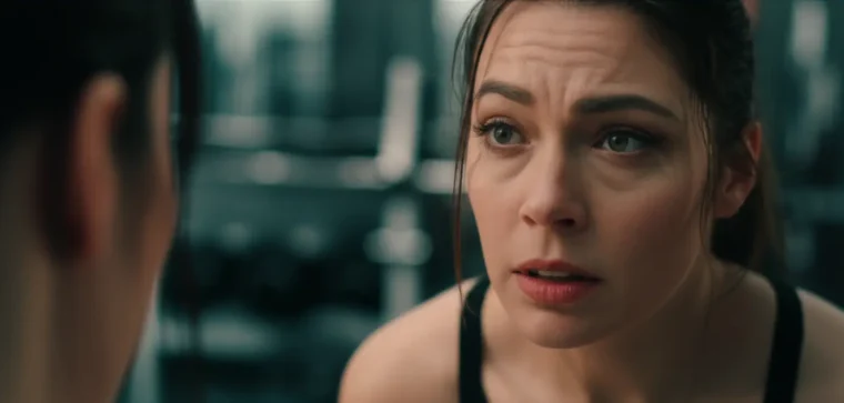 Medo de ser julgada na academia e paralisação.