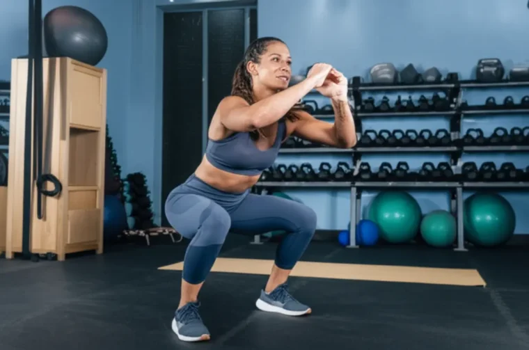 Mude Seu Corpo em Casa! 7 Passos para uma Mente Sã e um Físico Novo. 2 Mulher fazendo treino HIIT de 30 minutos na sala de casa