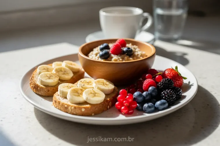 O que comer no pré-treino para emagrecer e treinar em casa! 1 Combustível duradouro: carboidratos para treino em casa