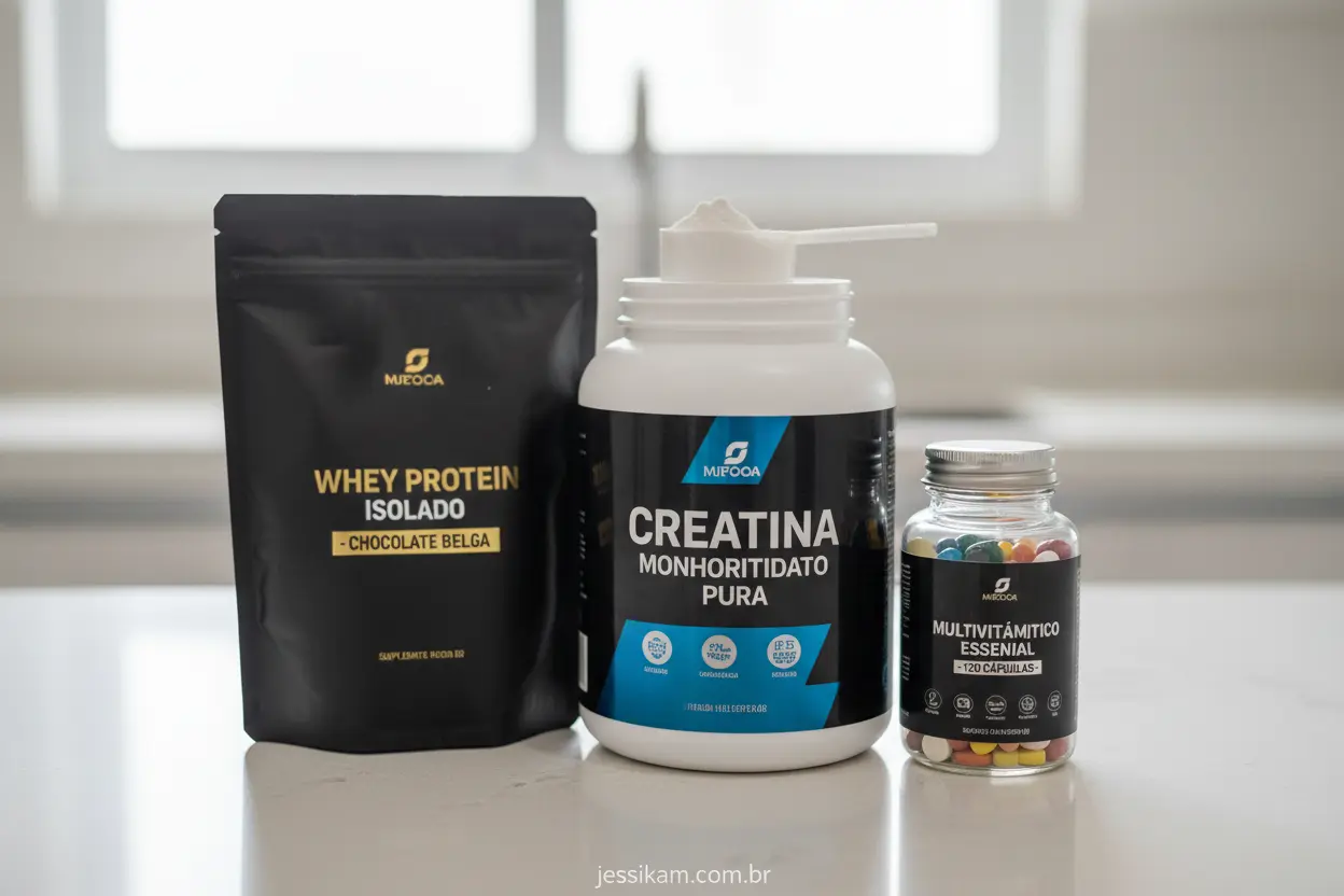 Suplementos Essenciais Os 3 suplementos essenciais para iniciantes