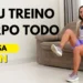 Mulher fazendo Treino RÁPIDO Para Definir O Corpo Todo Em Casa