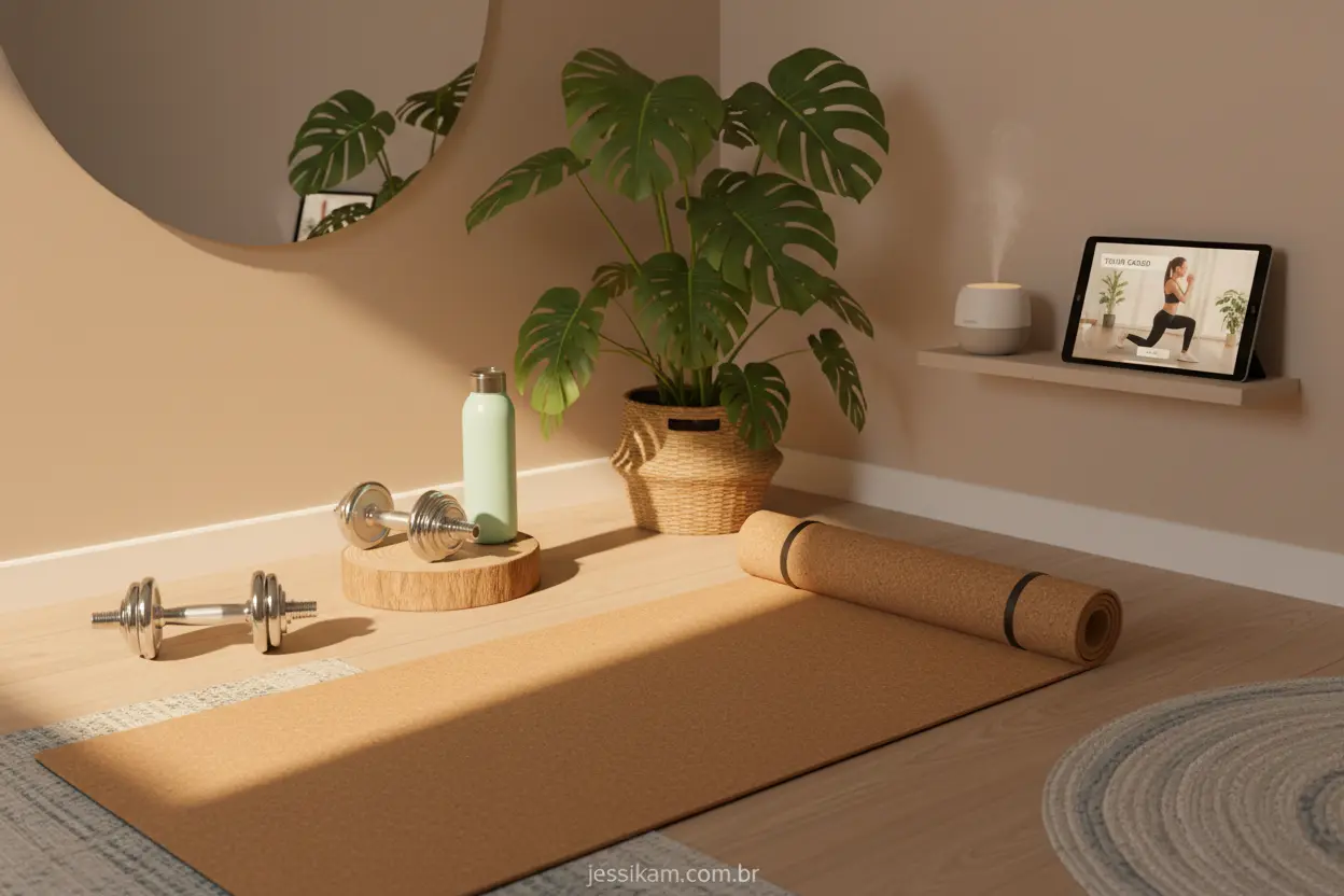 Tenho preguiça de treinar em casa? Crie um espaço inspirador!