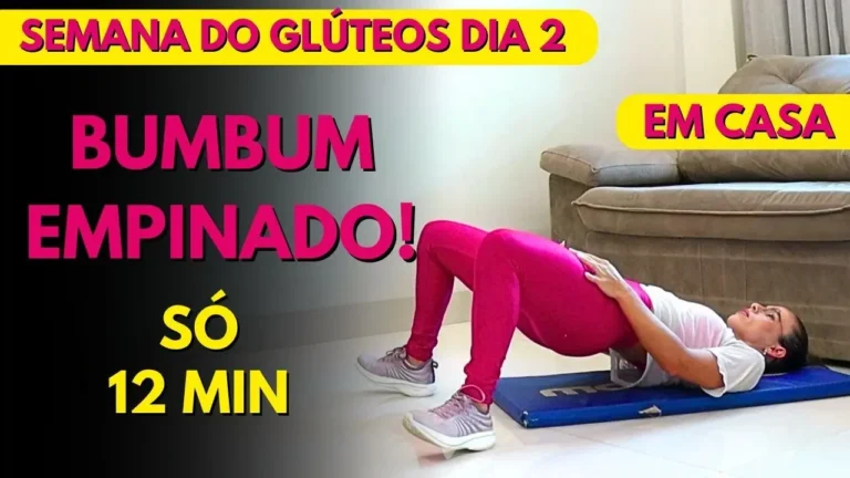 Mulher fazendo exercício de glúteo na Semana do Glúteo