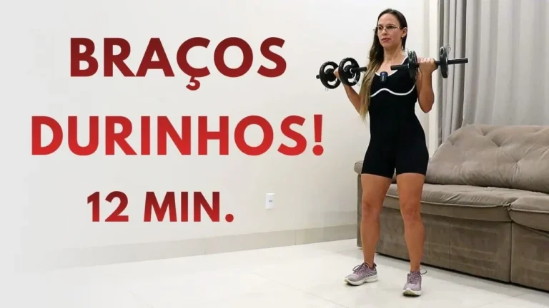 Treino RÁPIDO Para DEFINIR E ENRIJECER Braços 10 Minutos Em Casa, Costas E Braços