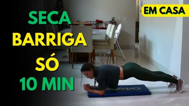 Mulher fazendo TREINO PARA PERDER BARRIGA em casa