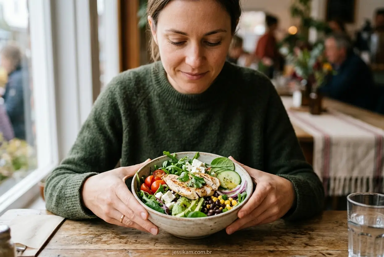 Alimentação Consciente e Plena Como evitar a fome emocional com alimentação consciente.