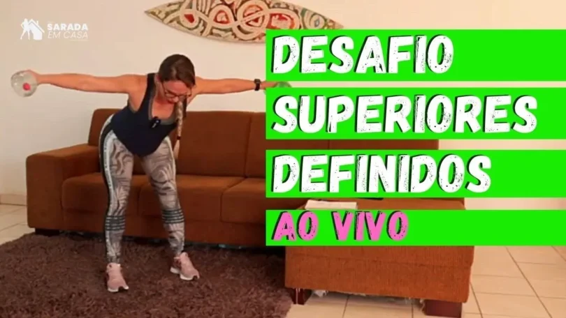 DESAFIO Club Sarada Em Casa Dia 2 Treino De Superiores E Abdômen Para Definir Em Casa