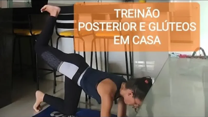 TREINO EM CASA PARA TURBINAR POSTERIOR E GLÚTEOS
